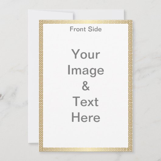 5 x 7の表裏のファーザーの日に自分のマットを作る 招待状 (正面)