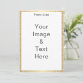 5 x 7の表裏のファーザーの日に自分のマットを作る 招待状 (スタンド正面)