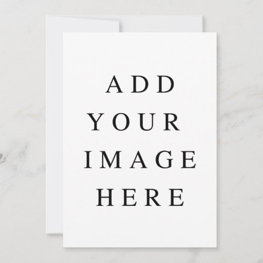 5 x 7インチカスタムプリント 招待状 (正面)