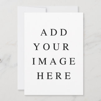 5 x 7インチカスタムプリント 招待状