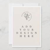 5 x 7インチカード 招待状 (正面)