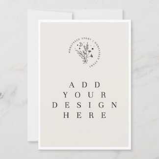 5 x 7インチカード 招待状