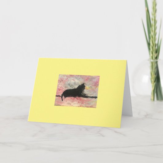 5 x 7インチノートカ空白のード サンキューカード (正面)