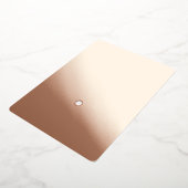 5" x 7インチフォイル招待状 箔招待状 (回転した状態)