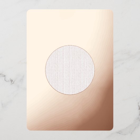 5" x 7インチフォイル招待状 箔招待状 (正面)