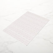 5" x 7インチフォイル招待状 箔招待状 (回転した状態)