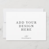 5 x 7インチランドスケープのホリデーカード印刷 シーズンカード (正面)