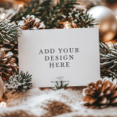 5 x 7インチランドスケープのホリデーカード印刷 シーズンカード