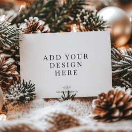 5 x 7インチランドスケープのホリデーカード印刷 シーズンカード