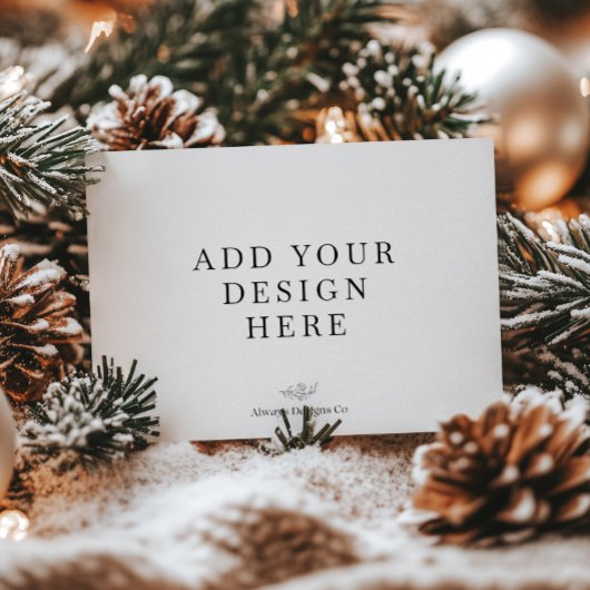 5 x 7インチランドスケープのホリデーカード印刷 シーズンカード