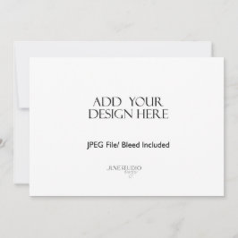 5 x 7インチランドスケープ・カード印刷 サンキューカード