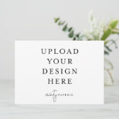 5 x 7インチランドスケープ・カード 招待状 (スタンド正面)