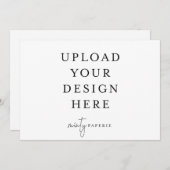 5 x 7インチランドスケープ・カード 招待状 (正面/裏面)