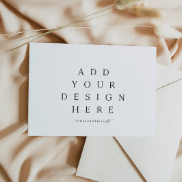 5 x 7インチ横置きランドスケープ・カード 招待状