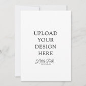 5 x 7インチ 招待状 (正面)