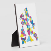 5 x 7イーゼルバックフレームの花嫁の彫刻 フォトプラーク (側面)