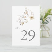 5 x 7エレガント春山花の表の番号 (スタンド正面)