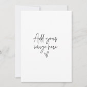 5 x 7カスタムウェディング招待状ホリデーフォトカード 招待状 (正面)