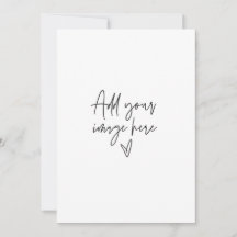 5 x 7カスタムウェディング招待状ホリデーフォトカード