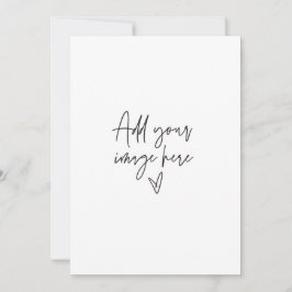 5 x 7カスタムウェディング招待状ホリデーフォトカード 招待状