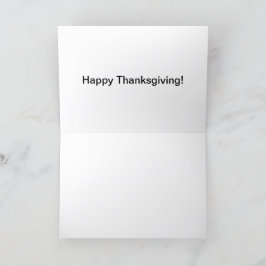 5 x 7カードHappy Thanksgiving七面鳥 サンキューカード