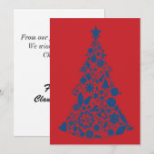 5 x 7クリスマスカード シーズンカード (正面/裏面)