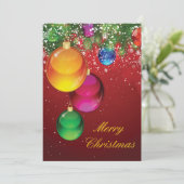 5 x 7クリスマスカード 招待状 (スタンド正面)