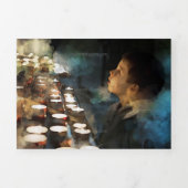 5 x 7グリーティングカード、司祭への贈り物、ディーコン 三つ折りカード (カバー)