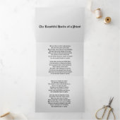 5 x 7グリーティングカード、司祭への贈り物、ディーコン 三つ折りカード (内部)