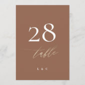 5 x 7テラコッタボエレガントホ金ゴールド結婚の数 (正面)