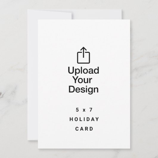 5 x 7ファミリホリデーカード、画像のアップロード 招待状 (正面)
