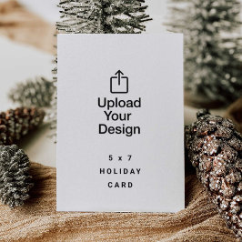 5 x 7ファミリホリデーカード、画像のアップロード 招待状