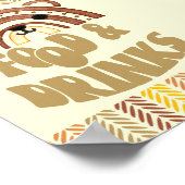 5 x 7フード&ドリンクボホウッドランドベア誕生日 ポスター (角)