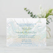 5 x 7ヴィンテージピーコックバード結婚式招待状 招待状 (スタンド正面)