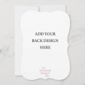 5 x 7両面招待状テンプレートポートレート 招待状 (裏面)