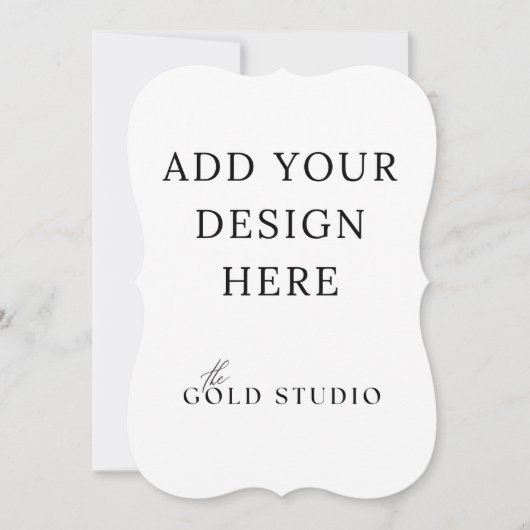 5 x 7両面招待状テンプレートポートレート 招待状 (正面)