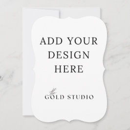 5 x 7両面招待状テンプレートポートレート 招待状