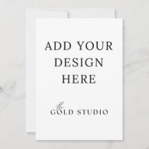 5 x 7両面招待状テンプレート（縦向き）