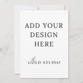 5 x 7両面招待状テンプレート（縦向き） 招待状