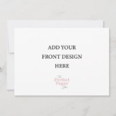 5 x 7横型招待状 招待状 (正面)