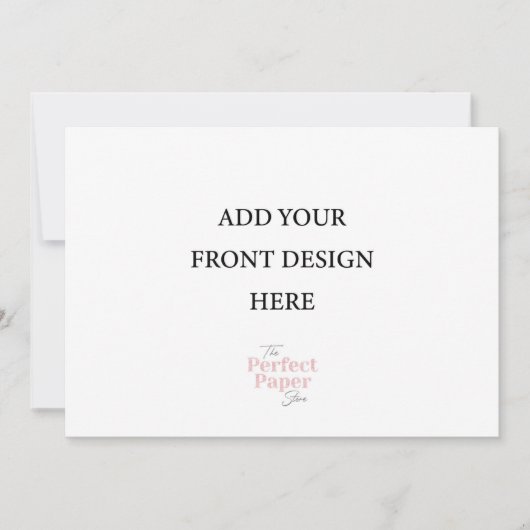 5 x 7横型招待状 招待状 (正面)