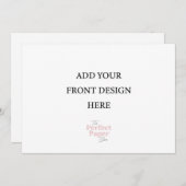 5 x 7横型招待状 招待状 (正面/裏面)