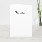 5" x 7"イースターホリデーカード シーズンカード (裏面)