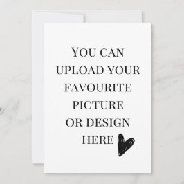 5" x 7"エンクロージャカードのパーソナライズ 招待状