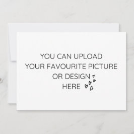 5" x 7"エンクロージャカードのパーソナライズ 招待状