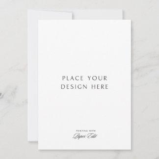 5" x 7" カード印刷 招待状