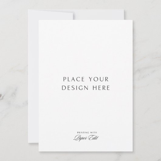 5" x 7" カード印刷 招待状 (裏面)