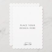 5" x 7" カード印刷 招待状 (正面/裏面)