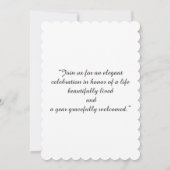 5 x 7 バースデー・招待カード（封筒付き） 招待状 (裏面)