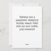 5 x 7 フラットホリデーカード シーズンカード (裏面)